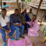 Prise de contact et présentation du projet au chef de village de YEROYEL