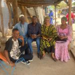 Prise de contact et présentation du projet au chef du village de Saré Djiminy