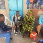 Prise de contact et présentation du projet au chef du village de Saré Faramba
